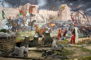 Ottomans siege Constantinople (1453)