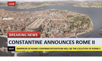 Constantinople, the "New Rome"