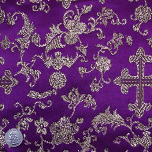 Byzantine purple silk