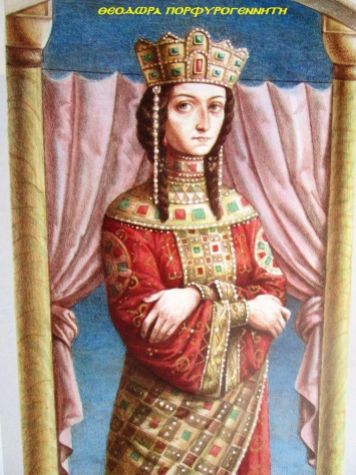 Empress Theodora Porphyrogenita (r. 1055-1056), the last Macedonian
