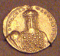 Gold solidus of Constantine VII