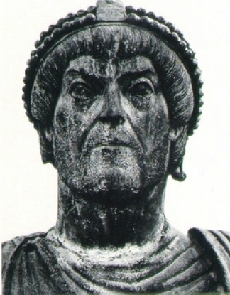 Emperor Valentinian I (r. 364-375), emperor of the west