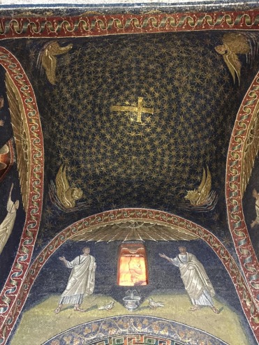Mosaic ceiling of the Mausoleum of Galla Placidia, Ravenna