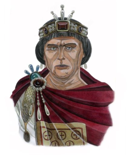 Emperor Anastasius I Dicorus (r. 491-518), 2nd husband of Ariadne