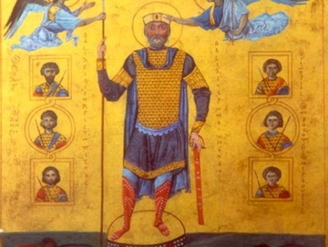 Basil II the Bulgar Slayer in his Menologion