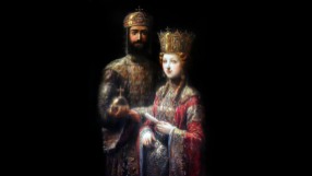 Emperor John II Komnenos and his wife Empress Irene of Hungary