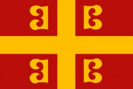 Byzantium war flag (national flag, Palaiologos Dynasty)