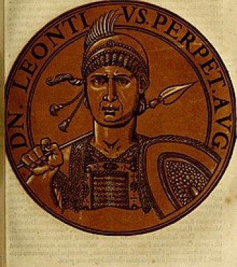 Emperor Leontios (r. 695-98), of Isaurian descent