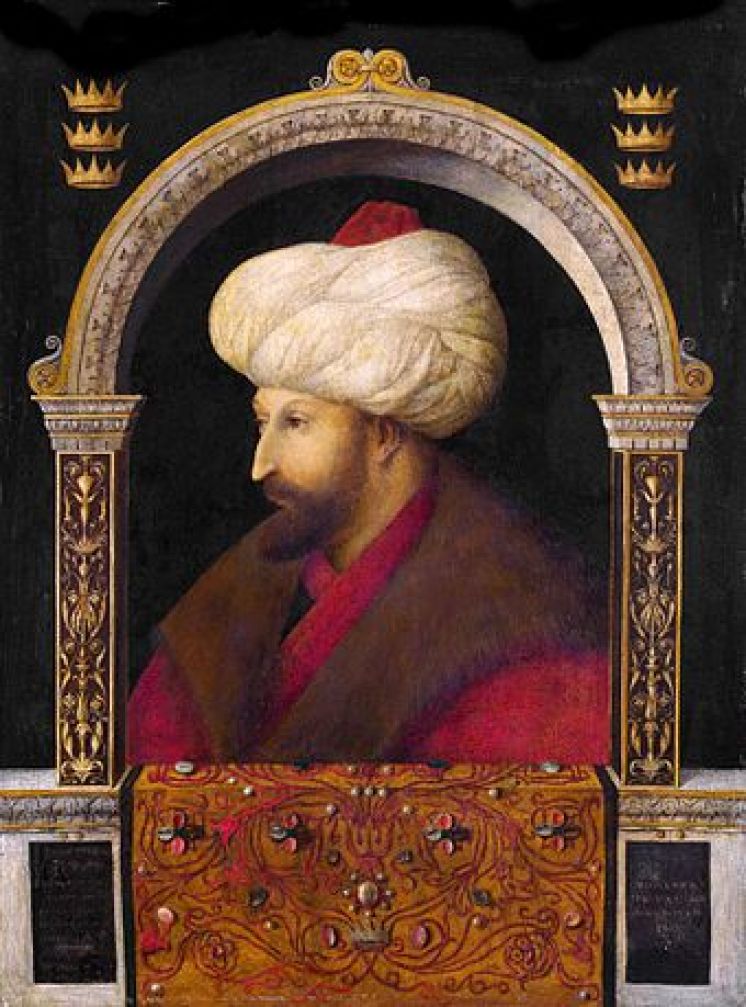 Ottoman Sultan Mehmed II the Conqueror (r. 1451-1481), first Ottoman sultan in Constantinople