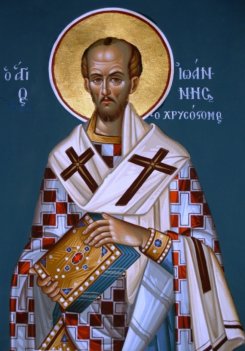 St. John Chrysostom, Patriarch of Constantinople who wrote about prison mines