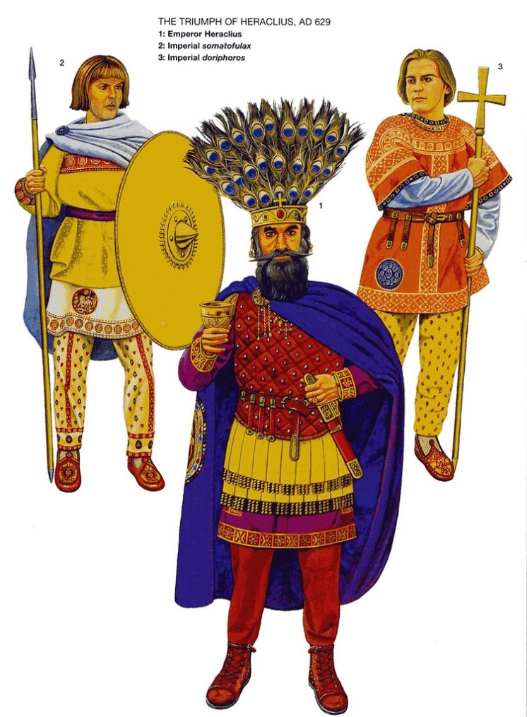 Emperor Heraclius and Byzantine guard units (Palatini)