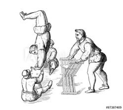 Acrobats in training