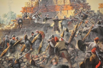 Avars and Slavs attack Constantinople's walls