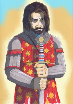 Alexios I Komnenos as a Byzantine general "Megas Domestikos"
