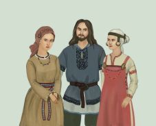 Clothing of Slavic men and women