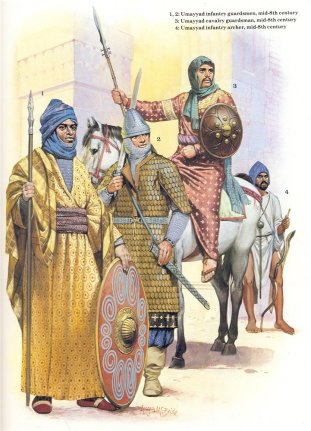 Arab soldiers of the Umayyad Caliphate