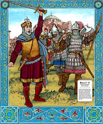 Basil II leads Varangians