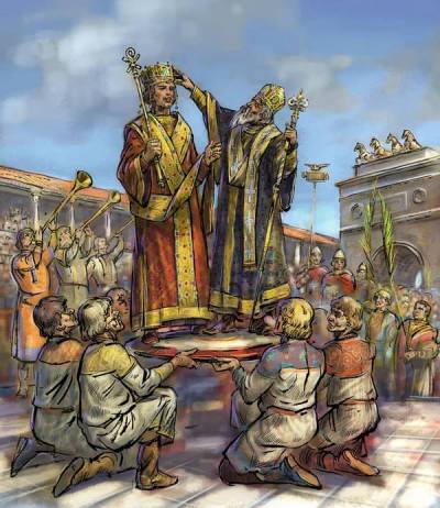 Coronation of Heraclius, 610