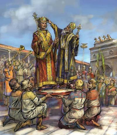 Coronation of Heraclius, 610