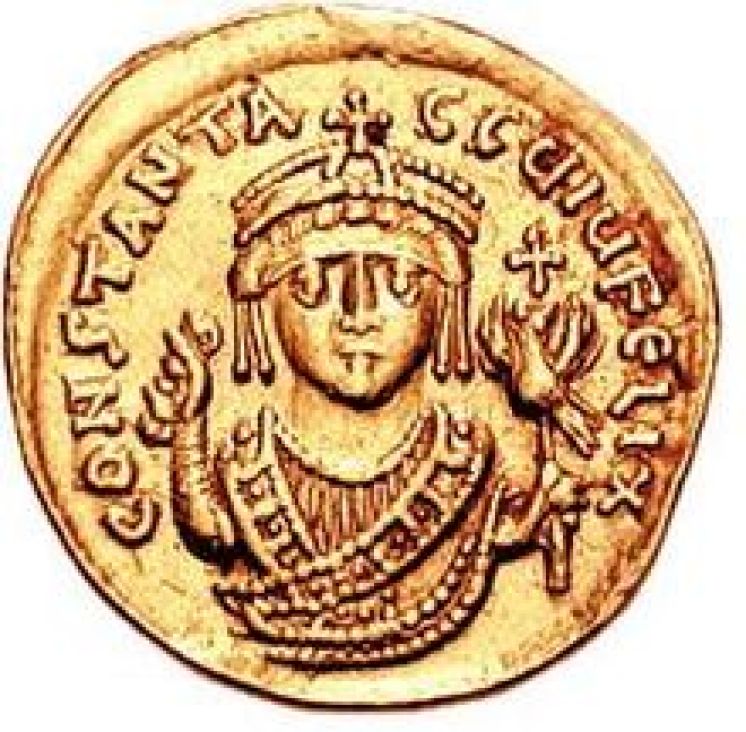 Emperor Tiberius II Constantine (r. 574-582) coin