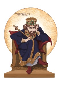 Emperor Theophilos (r. 829-842), son of Michael II