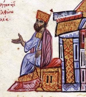 Emperor Romanos III Argyros (r. 1028-1034), 1st husband of Zoe, former Byzantine senator