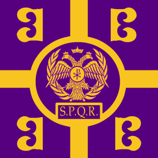 Roman-Byzantine crossover flag