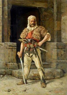 Illyrian (Albanian) tribe warrior