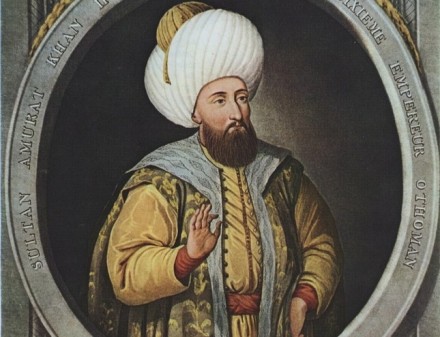 Ottoman Sultan Murad II (r. 1421-1444/ 1446-1451), father of Mehmed II