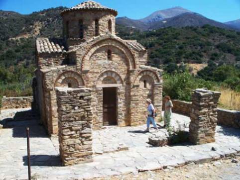 Byzantine church in Crete