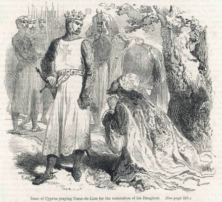 Isaac Komnenos surrenders Cyprus to Richard I of England, 1191