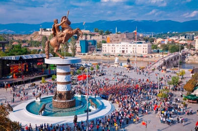 Skopje, Republic of Macedonia, former capital of the Bulgarian Theme/ Serbian Empire