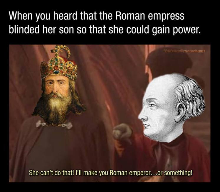 Meme of Charlemagne and Irene