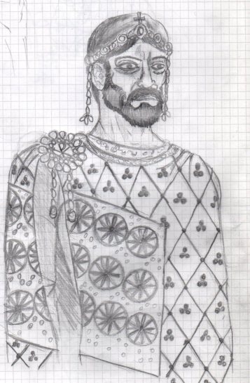 Sketch of Emperor Maurice