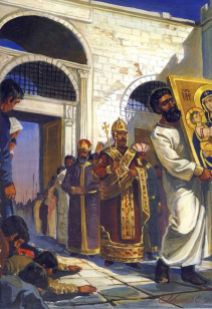 Michael VIII enters Constantinople, August 1261
