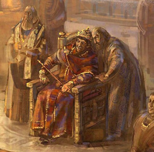Court of Emperor Zeno in Constantinople