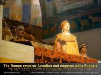 Emperor Arcadius and Empress Eudoxia
