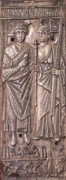Emperor Basiliscus (left) r. 475-476