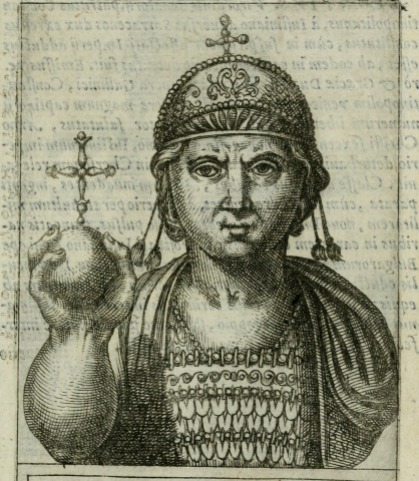 Justinian II in his 1st reign (685-695) with his nose still intact