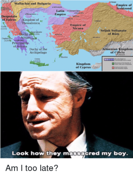 Division of Byzantium meme