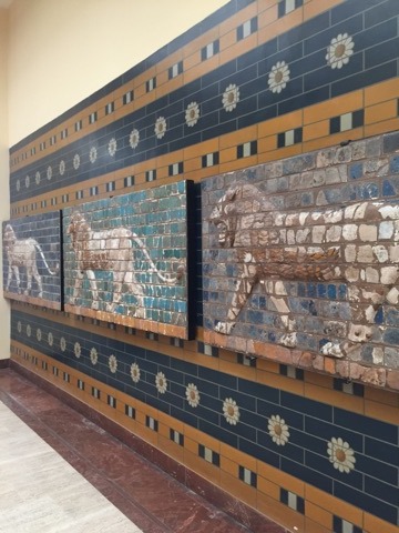 Remains of the Gate of Ishtar from Babylon