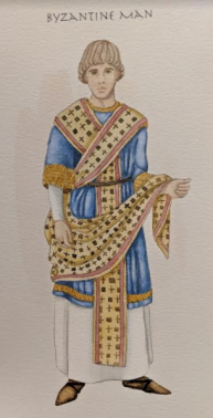 Byzantine consul in consul's robes