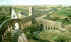 Aqueducts leading to Rome