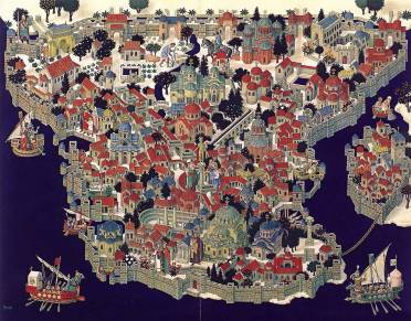 Constantinople "New Rome", founded by Constantine I the Great