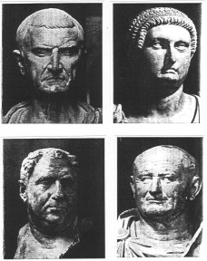 69AD- Year of the 4 emperors Galba, Otho, Vitellius, and Vespasian