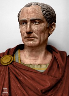 Gaius Julius Caesar (100-44BC), first to use the title "Imperator", Dictator of Rome (48-44BC)