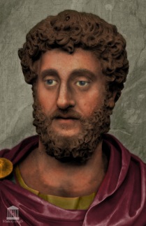 Emperor Commodus (r. 180-192), son of Marcus Aurelius, co-emperor 177-180