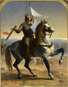 King Louis IX at the 7th Crusade, 1248