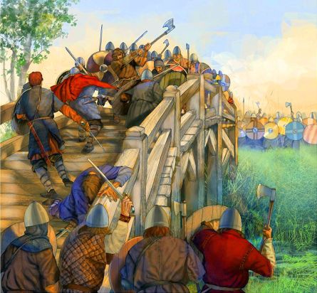 Anglo-Saxons defeat Harald Hardrada and the Norwegians at the Battle of Stamford Bridge, 1066