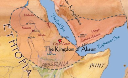 Himyar conquered by the Kingdom of Aksum in Ethiopia, 525